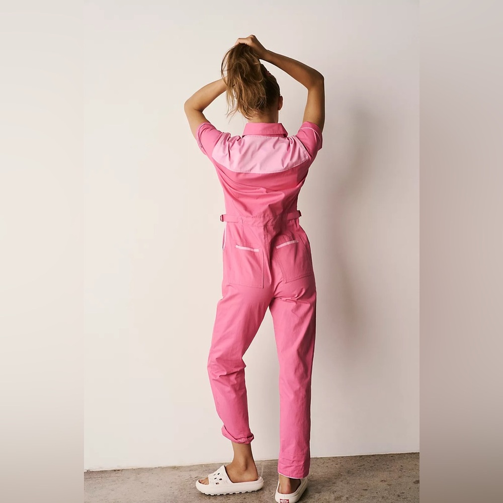 Free People Beach Riot Racetrack One-Piece - Picture 2 of 9